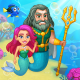Aquarium Farm fish town, Mermaid love story shark